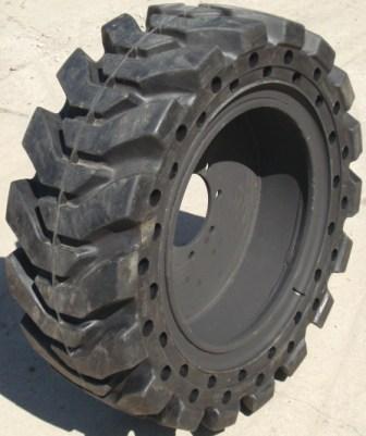 TY Cushion solid skid steer tire/wheel assembly